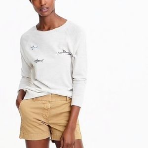 JCrew shark sweater